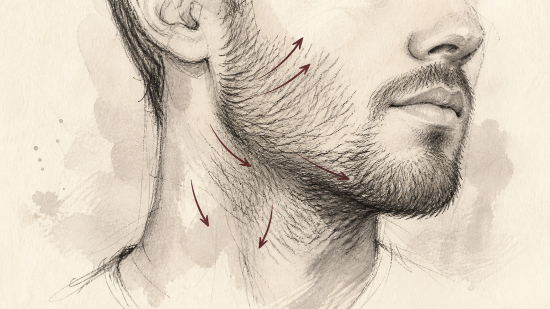 How to Map Facial Hair Growth Direction Before Trimming