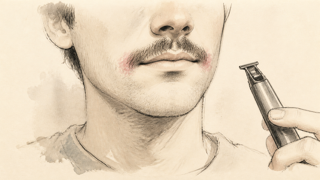 How to Trim a Mustache When You Have Sensitive Skin