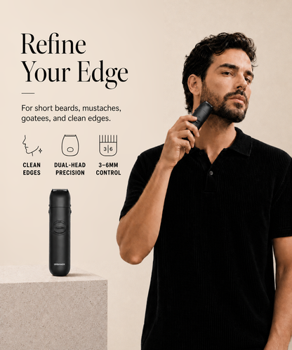 Dual-Head Beard & Mustache Trimmer for Men
