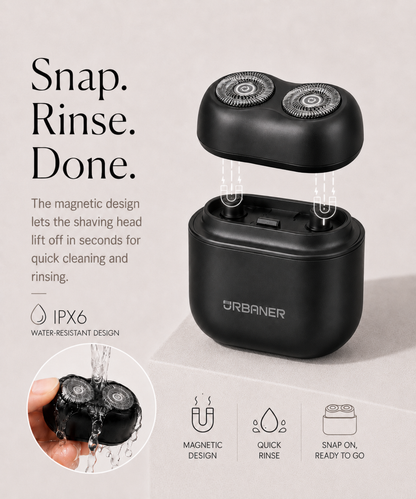 Mini Electric Shaver for Men, Palm-Sized and Travel-Ready
