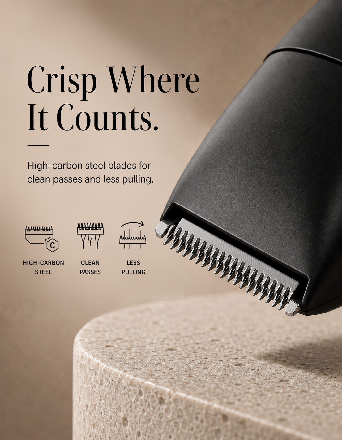Dual-Head Beard & Mustache Trimmer for Men