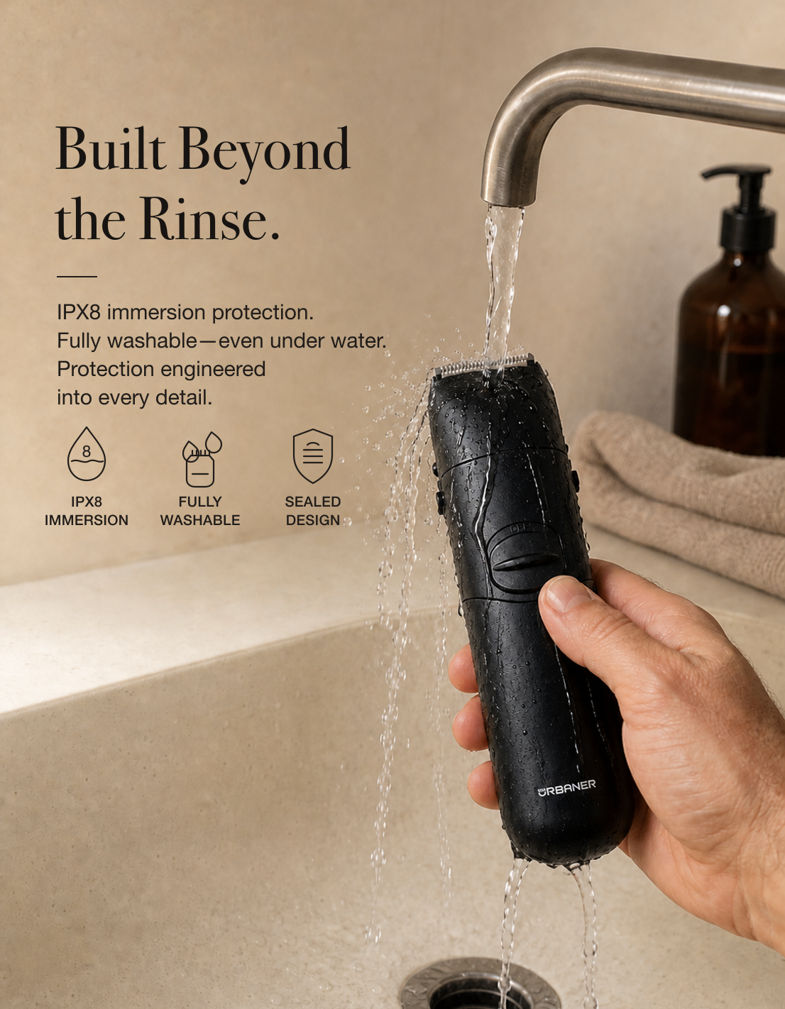 Dual-Head Beard & Mustache Trimmer for Men