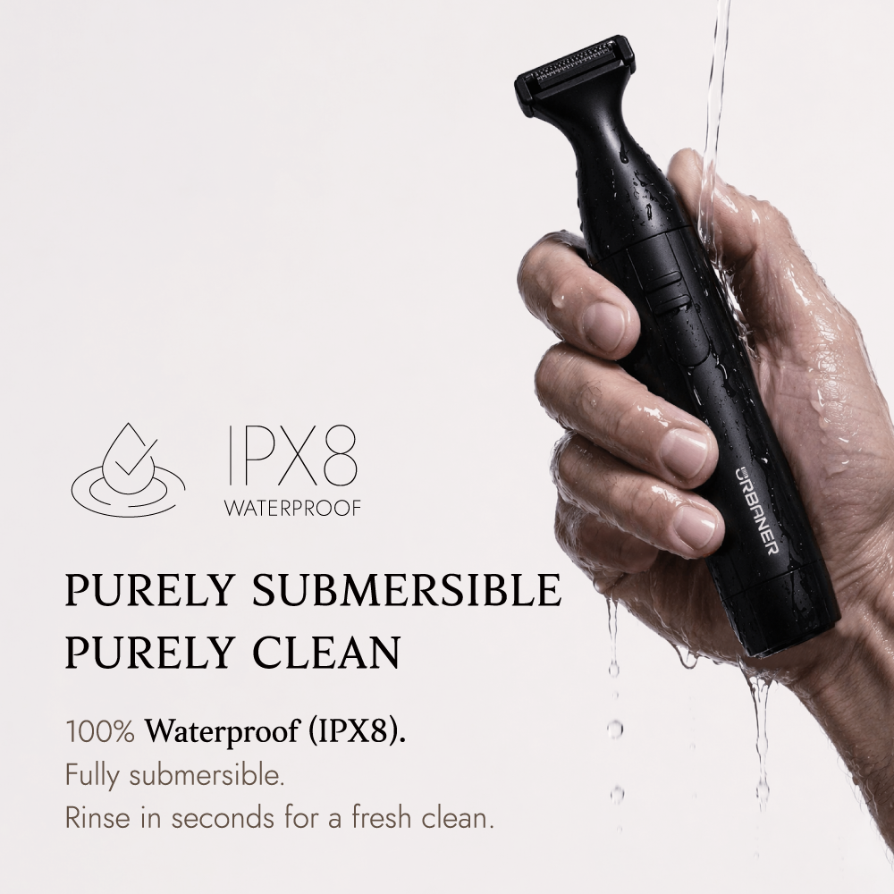 Mustache Trimmer for Men, Battery Operated