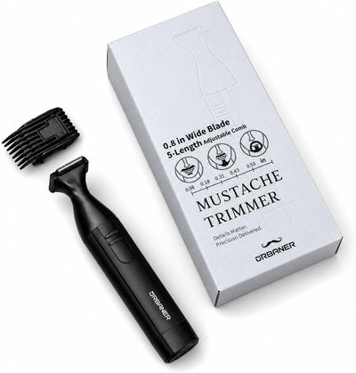 Mustache Trimmer for Men, Battery Operated